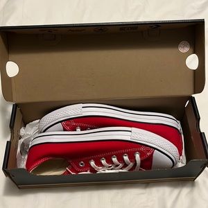 Red Converse Women’s size 9.5